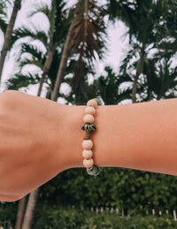 palm tree bracelet l save the whales