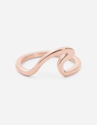 Ring Rose Gold Wave Ring